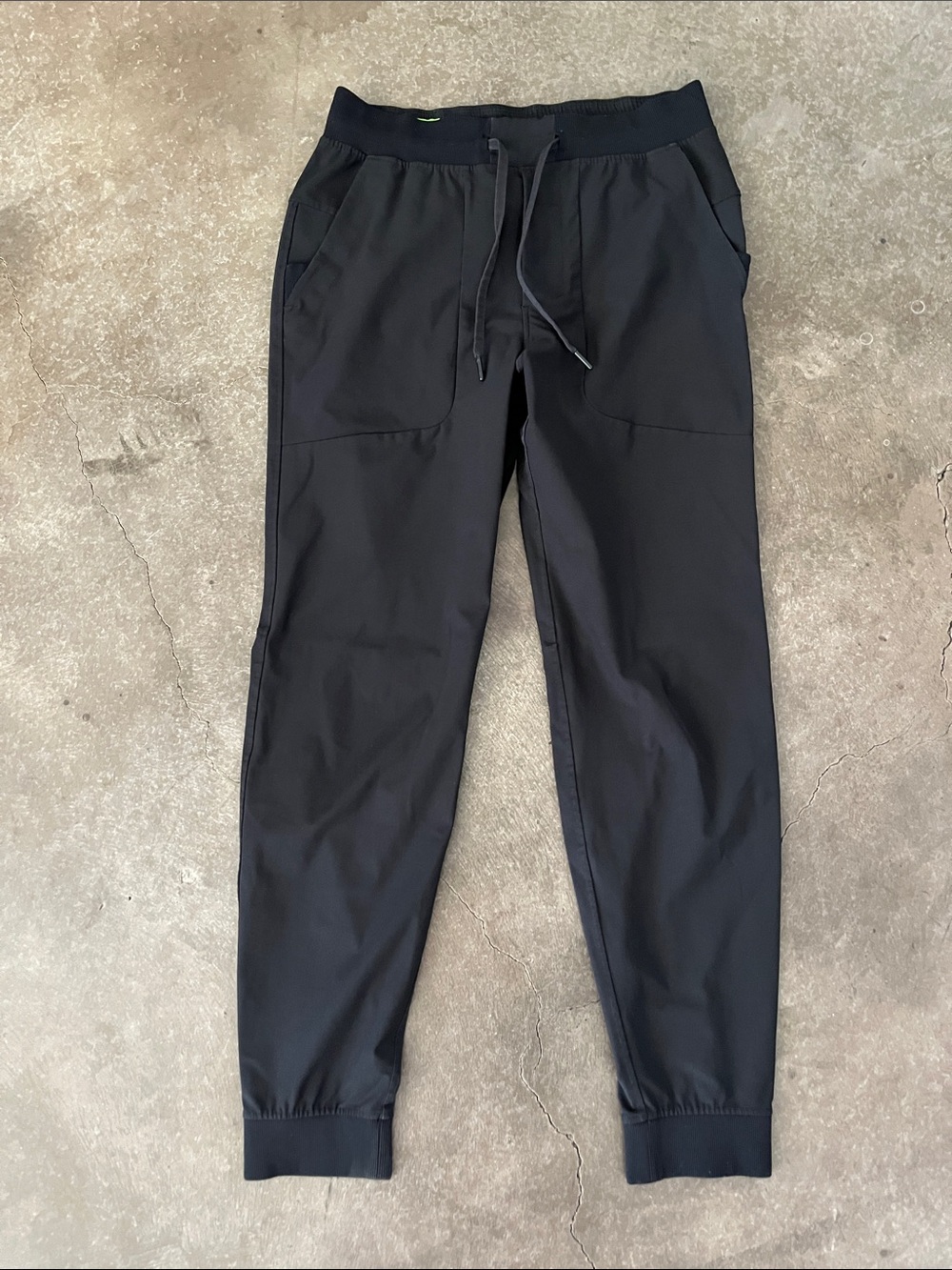 lululemon athletica Black Performance Drawstring Joggers